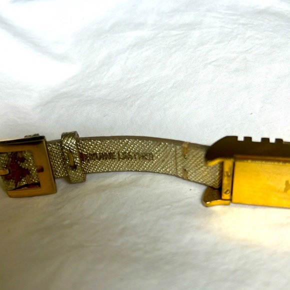 Tory Burch Fitbit Gold leather Wrap Bracelet OS - Picture 3 of 15